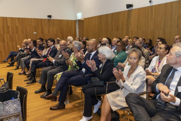 Applaus na afloop van een bijdrage